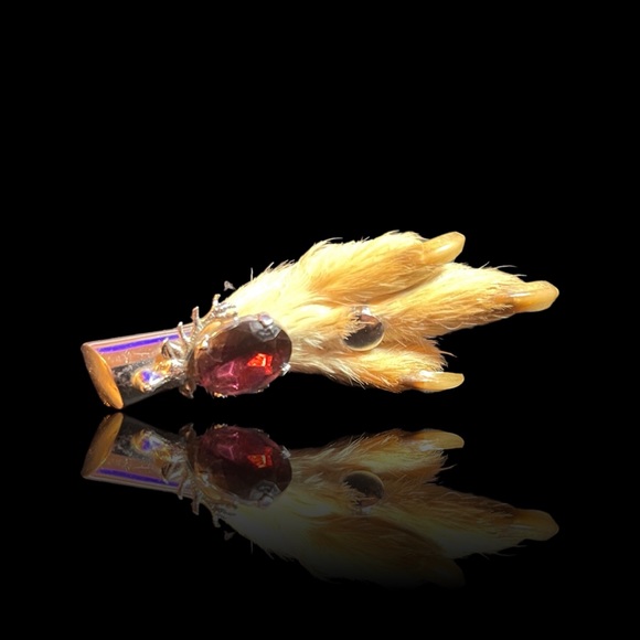 1960’s Vintage Scottish Kilt Pin Glass Caringhorm-Ward Brothers. 2.75” - Picture 11 of 16